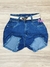 Shorts Jeans Basico Cinto Caramelo Melinda Escuro Ref: ZM05504