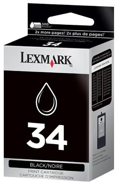 Cartucho de tinta inkjet original Lexmark 34 - 18C0034