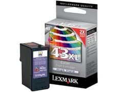 Cartucho de tinta inkjet original Lexmark 43XL - 18Y0143