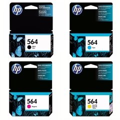 Cartuchos de tinta inkjet originales HP 564 (Delivery Pack 4 colores)