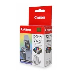 Cartucho de tinta inkjet original Canon BCI-21 color