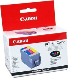 Cartucho de tinta inkjet original Canon BCI-61