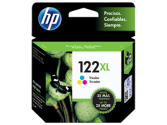 Cartucho de tinta inkjet original HP 122XL - CH564HL