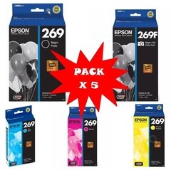 Cartuchos de tinta inkjet originales Epson 269 (Delivery Pack 5 colores)