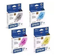 Cartuchos de tinta inkjet originales Epson T063 (Delivery Pack 4 colores)