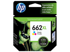 Cartucho de tinta inkjet original HP 662XL - CZ106AL