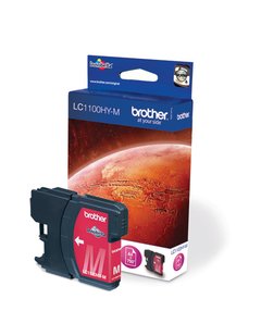 Cartucho de tinta inkjet original Brother LC1100HY-M