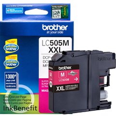 Cartucho de tinta inkjet original Brother LC505M XXL