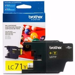 Cartucho de tinta inkjet original Brother LC71Y