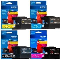 Cartuchos de tinta inkjet originales Brother LC79 (Delivery Pack x 4)