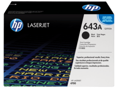 Cartucho de toner original HP 643A - Q5950A