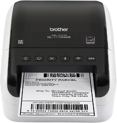 Impresora de etiquetas profesional Brother QL-1110NWB de formato ancho