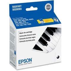 Cartucho de tinta inkjet original Epson S187093 (S020187 - S020093) (Negro)