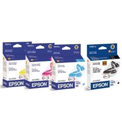 COMBO! Cartuchos de tinta inkjet originales Epson T046120 + T047 (4 colores)