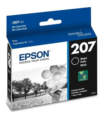 Cartucho de tinta inkjet original Epson 207 - T207120