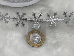Passamanaria floco de neve prata (metro) na internet