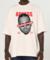 Camiseta Over Heavy Chris Brown - Off White CO46