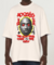 Camiseta Over Heavy TUPAC LOVER - Off Whithe CO51