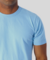Camiseta Regular Heavy Premium Basic APOSSS - Azul Claro CR11