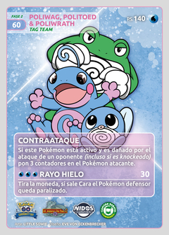 TRADING CARD POLIWHIRL - COMMUNITY DAY POKEMON - comprar online