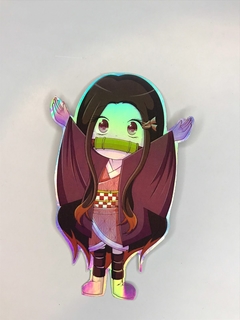 STICKERS HOLOGRAFICOS DEMON SLAYER POR KAICHAN ART - comprar online