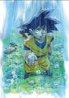 ILUSTRACIÓN DRAGON BALL TORI IS GONE POR LEA CABALLERO