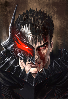 ILUSTRACION GUTS - BERSERK POR GERMAN PERALTA - comprar online