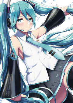 ILUSTRACION HATS UNE MIKU POR GABU IDEAS