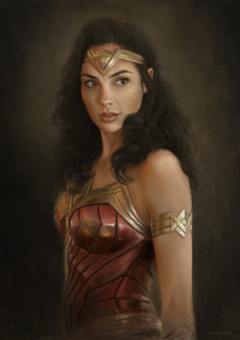 ILUSTRACION WONDER WOMAN POR NICO DIMATTIA