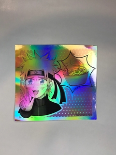 STICKER HOLOGRAFICO NARUTO POR KAICHAN ART