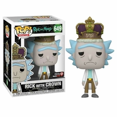 FUNKO POP RICK WITH CROWN 649 - RICK AND MORTY