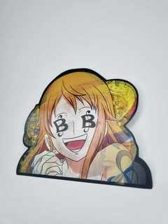 STICKER LENTICULAR 3D NAMI- ONE PIECE - Capitán Barato