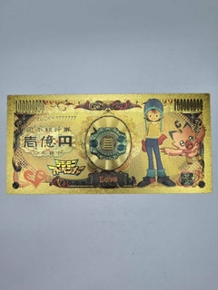 BILLETE DORADO - DIGIMON en internet