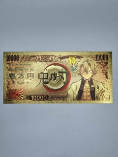 BILLETE DORADO - DEMON SLAYER en internet