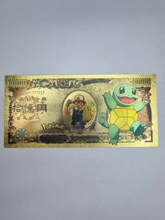 BILLETE DORADO - POKEMON (INICIALES)