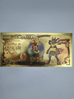 BILLETE DORADO - POKEMON - tienda online