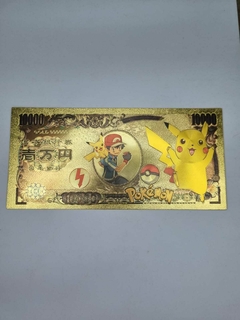 BILLETE DORADO PIKACHU - POKEMON en internet