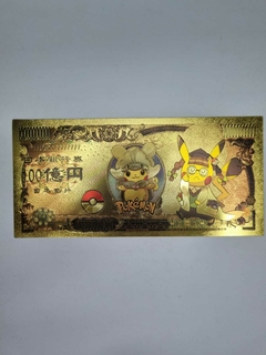 BILLETE DORADO PIKACHU DISFRAZ - POKEMON - Capitán Barato