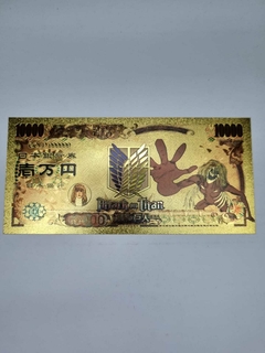 Imagen de BILLETE DORADO TITANES - ATTACK ON TITAN