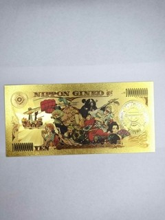 BILLETE DORADO - ONE PIECE en internet