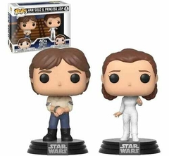 FUNKO POP HAN SOLO & PRINCESS LEIA- PACK 2 STARWARS