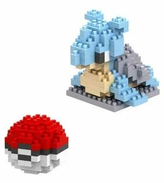 MICRO BRICK POKEMON CON POKEBALL - Capitán Barato