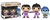 FUNKO POP WONDER TWINS - DC SUPER HEROES