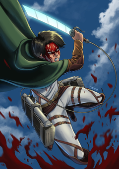 ILUSTRACION LEVI ACKERMAN POR DANI TORAZZA