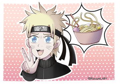 POSTAL NARUTO ILUSTRADA POR KAICHAN ART