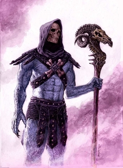 ILUSTRACION SKELETOR POR SALVADOR SANZ