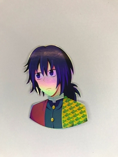 STICKERS HOLOGRAFICOS DEMON SLAYER POR KAICHAN ART - tienda online