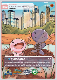 TRADING CARD WOOPER - COMMUNITY DAY POKEMON - comprar online