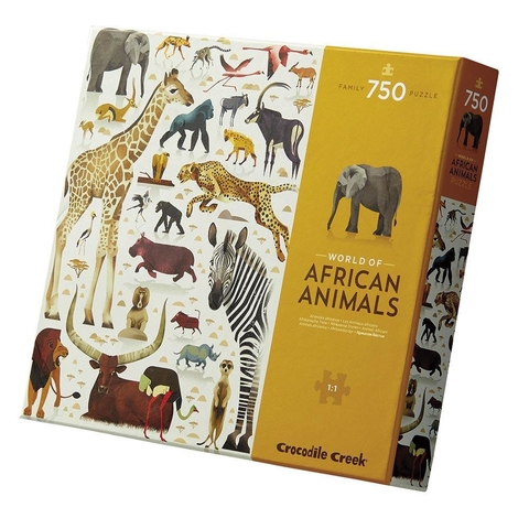 Rompecabezas de 750 piezas - ANIMALES DE AFRICA