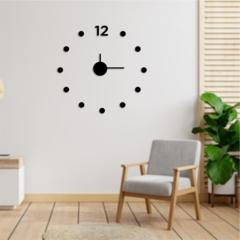 Reloj de pared 3D en madera Modelo DOT1 en internet